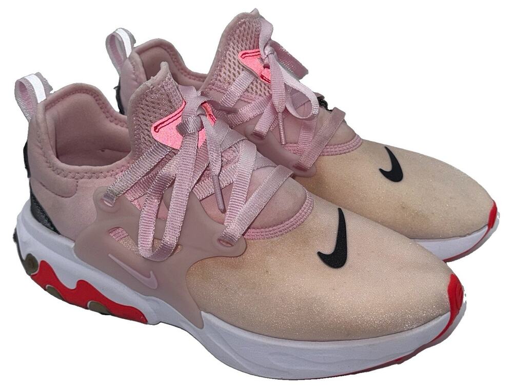 Nike React Presto Pink Foam Women’s Size 8.5 CK4465-600 Running Shoes
